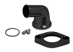 Weiand 6255 WEIAND ALUMINUM WATER OUTLET, 15 DEGREE,