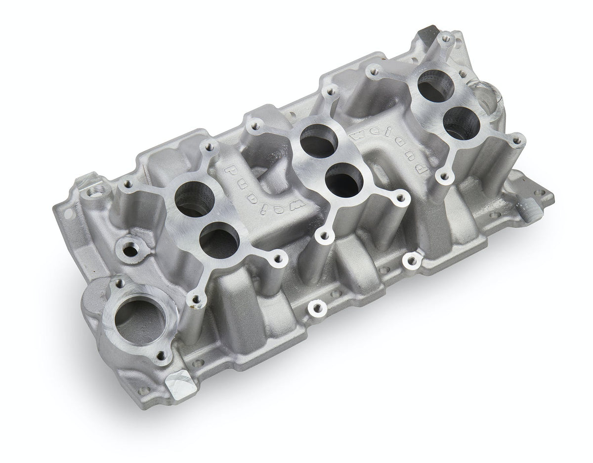 Weiand 7550 INTAKE MANIFOLD, SBC 3X2 - WEIAND