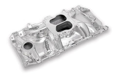 Weiand 8123P MANIFOLD - BBC SPREAD BORE OVAL - POLISH