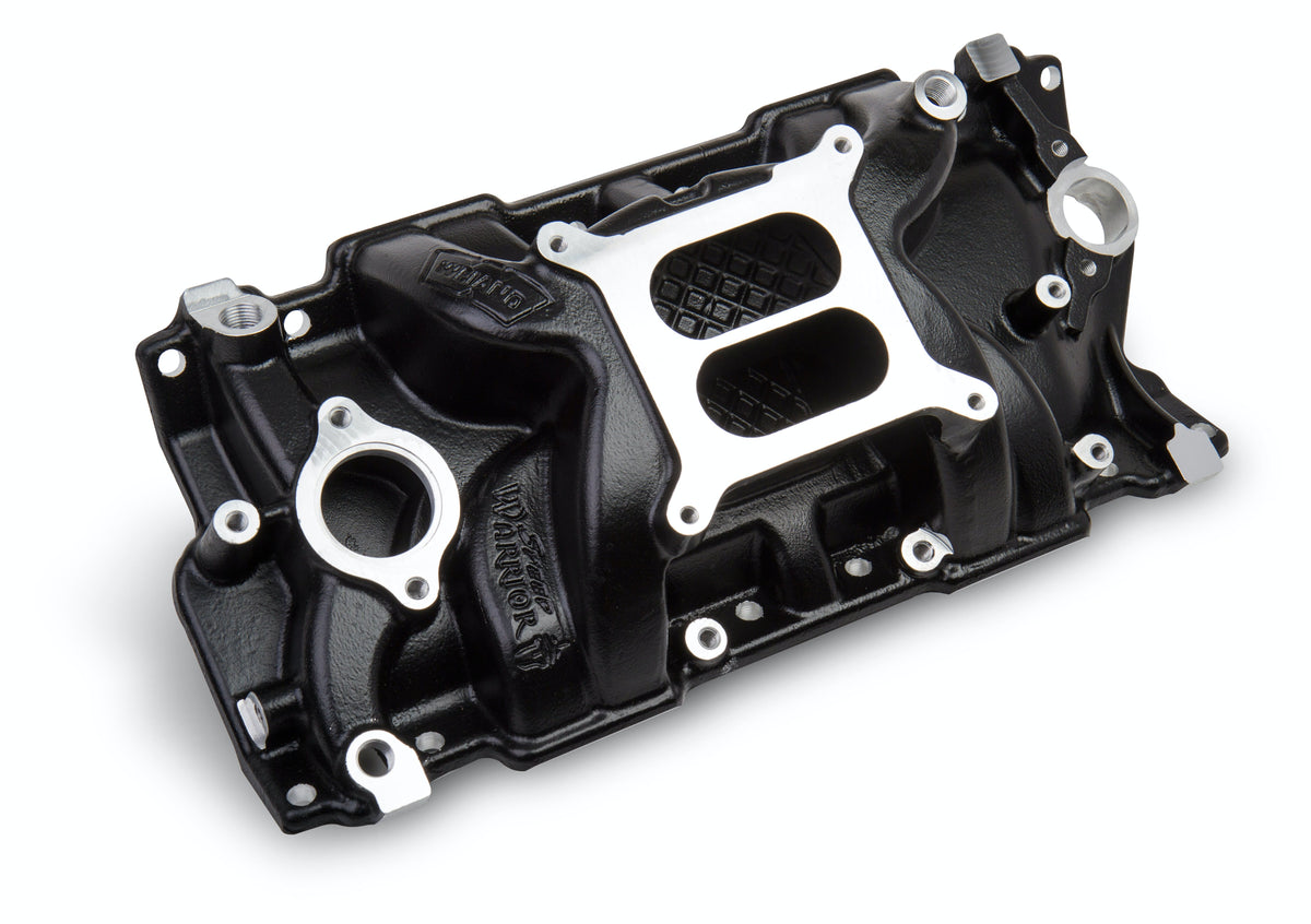 Weiand 8150BK MANIFOLD-SBC SPEED WARRIOR - BLACK