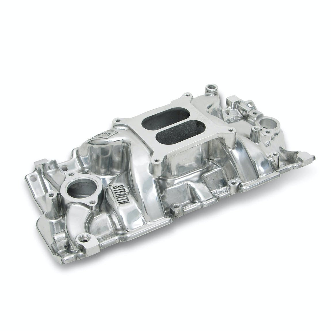 Weiand 8150P MANIFOLD - SBC SPEED WARRIOR - POLISHED