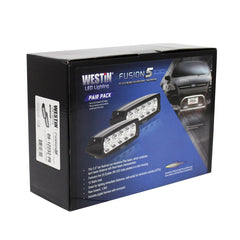 Westin Automotive 09-12232-PR EF LED Light Bar Single Row 5.5 inch Flex with 3W Epistar (Set of 2)