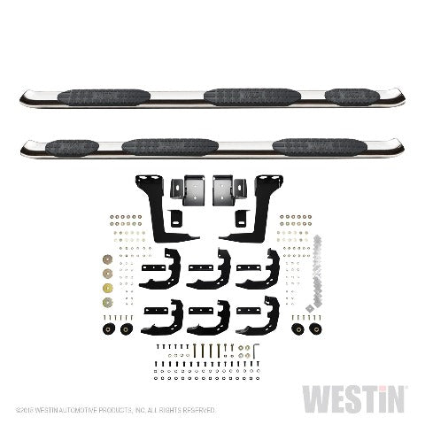 Westin Automotive 21-534730 Pro Traxx 5 Oval W2W Nerf Step Bars Stainless Steel