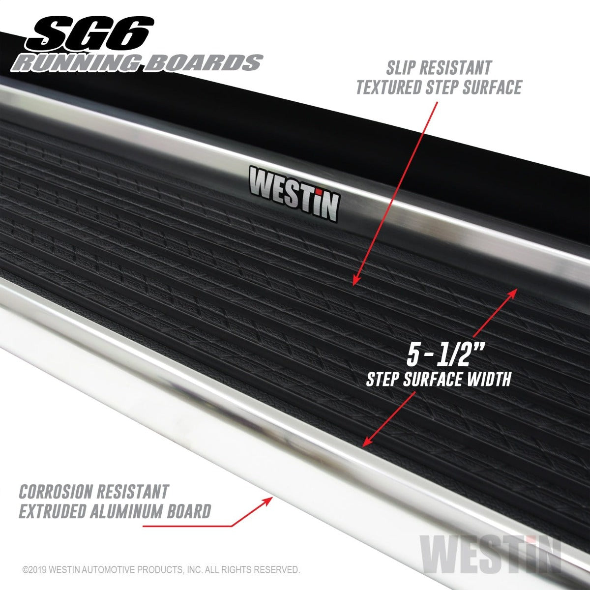 Westin Automotive 27-64750 SG6 Running Boards Polished