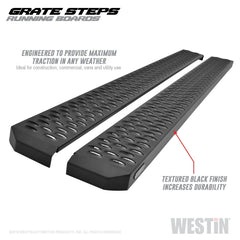 Westin Automotive 27-74725 Grate Steps Running Boards Textured Black