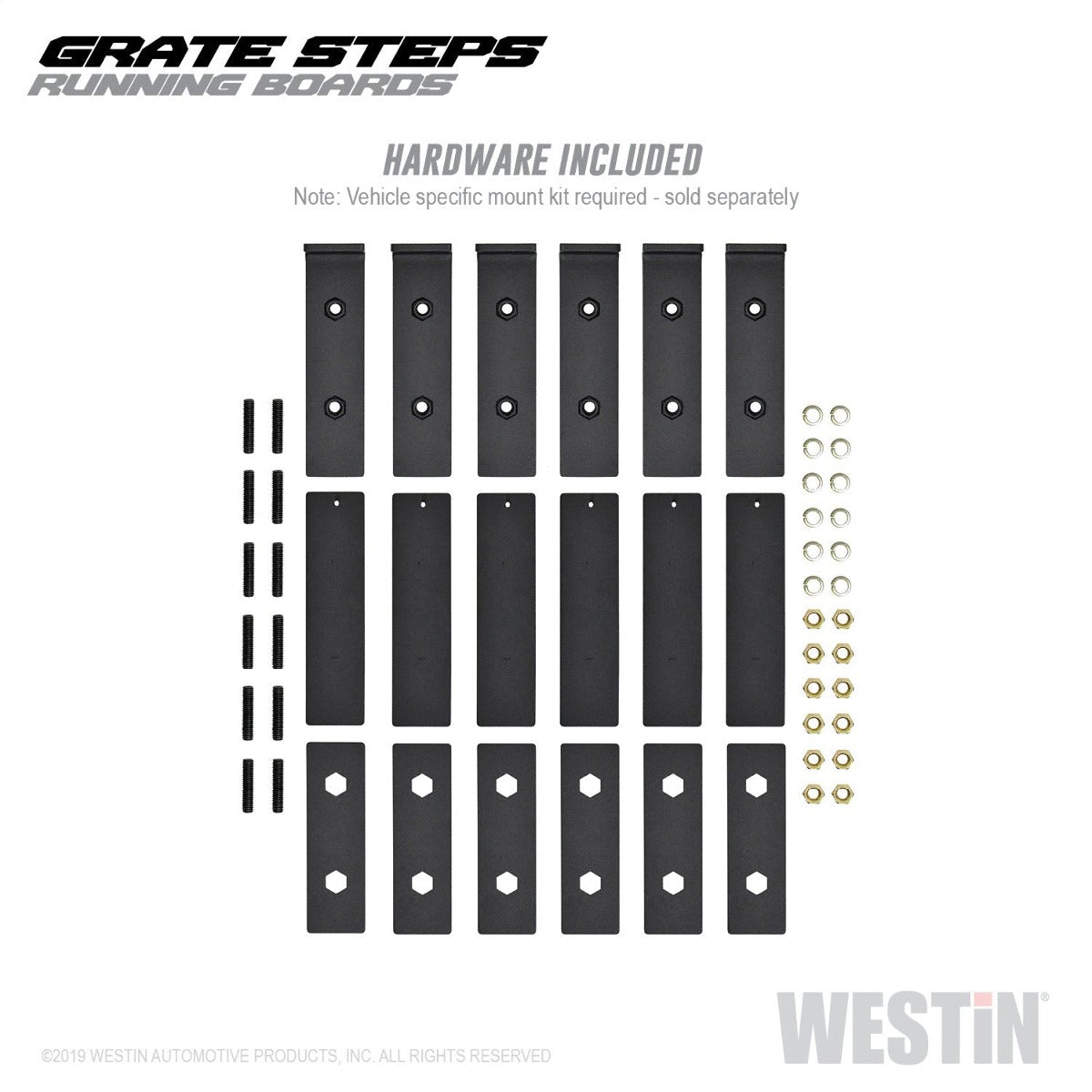 Westin Automotive 27-74725 Grate Steps Running Boards Textured Black