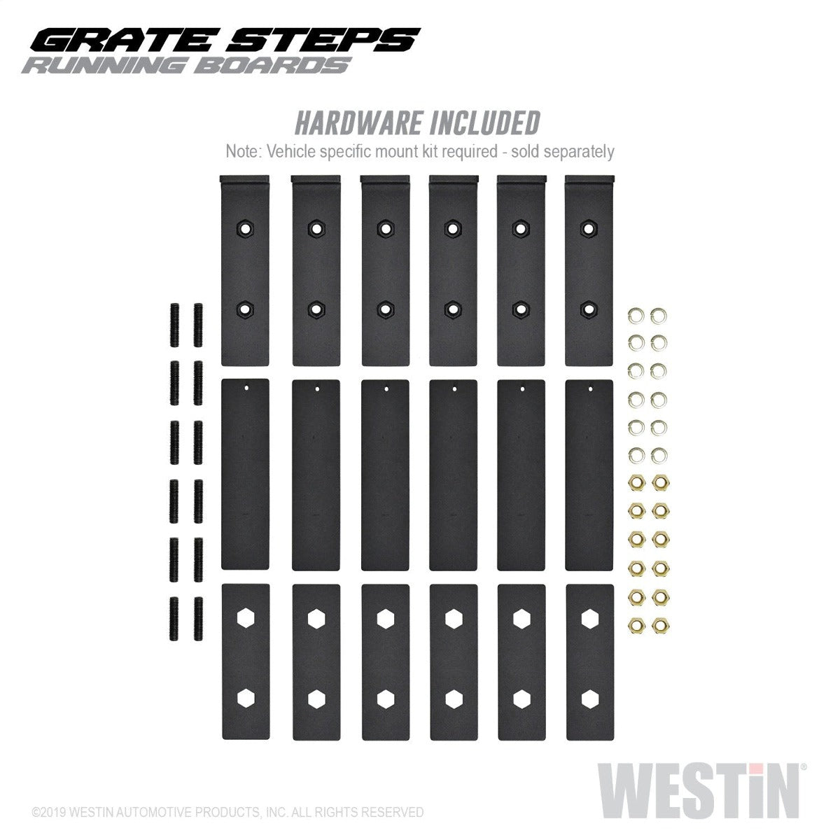 Westin Automotive 27-74745 Grate Steps Running Boards Textured Black