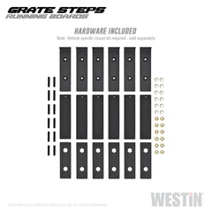 Westin Automotive 27-74765 Grate Steps Running Boards Textured Black