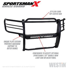 Westin Automotive 40-33835 Sportsman X Grille Guard Textured Black