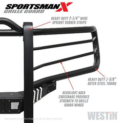Westin Automotive 40-33975 Sportsman X Grille Guard Textured Black