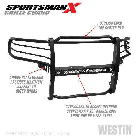 Westin Automotive 40-33975 Sportsman X Grille Guard Textured Black