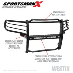 Westin Automotive 40-33975 Sportsman X Grille Guard Textured Black