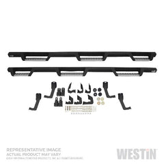 Westin Automotive 56-5343252 HDX Stainless Drop Wheel-to-Wheel Nerf Step Bars Textured Black
