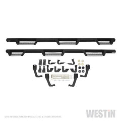 Westin Automotive 56-5345752 HDX Stainless Drop Wheel-to-Wheel Nerf Step Bars Textured Black