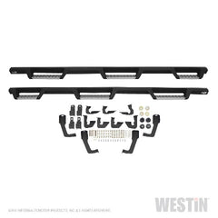 Westin Automotive 56-5345852 HDX Stainless Drop Wheel-to-Wheel Nerf Step Bars Textured Black