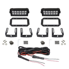 Westin Automotive 57-0025 HDX Flush Mount B-FORCE LED Light Kit Black