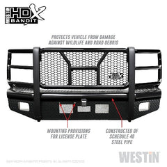 Westin Automotive 58-31105 HDX Bandit Front Bumper Black