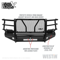 Westin Automotive 58-31115 HDX Bandit Front Bumper Black
