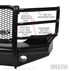 Westin Automotive 58-31115 HDX Bandit Front Bumper Black