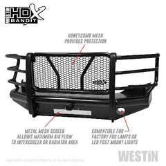 Westin Automotive 58-31115 HDX Bandit Front Bumper Black