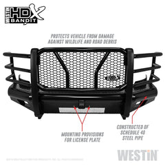 Westin Automotive 58-31145 HDX Bandit Front Bumper Black