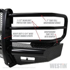 Westin Automotive 58-31145 HDX Bandit Front Bumper Black