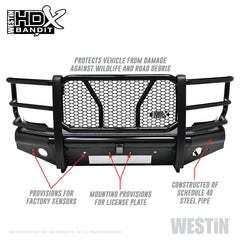 Westin Automotive 58-31155 HDX Bandit Front Bumper Black