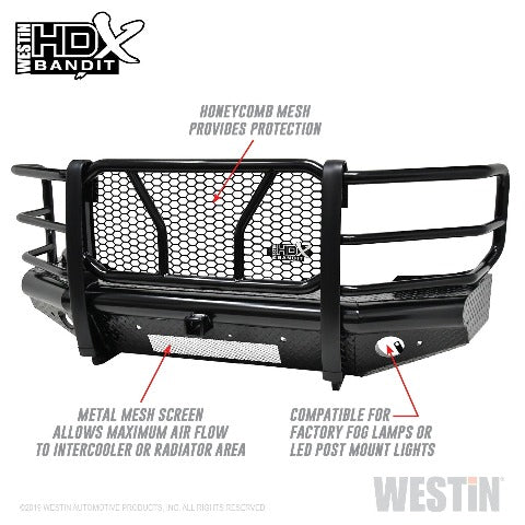 Westin Automotive 58-31155 HDX Bandit Front Bumper Black