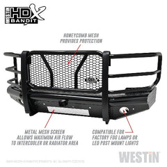 Westin Automotive 58-31155 HDX Bandit Front Bumper Black