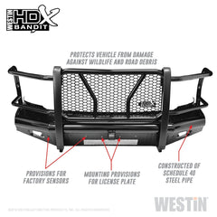 Westin Automotive 58-31175 HDX Bandit Front Bumper Black