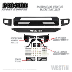 Westin Automotive 58-41065 Pro-Mod Front Bumper Textured Black