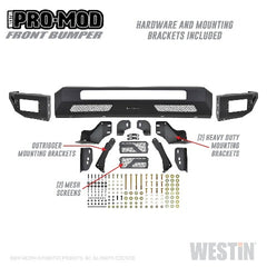 Westin Automotive 58-41205 Pro-Mod Front Bumper Textured Black