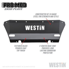 Westin Automotive 58-71155 Pro-Mod Skid Plate Textured Black