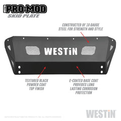 Westin Automotive 58-72015 Pro-Mod Skid Plate Textured Black