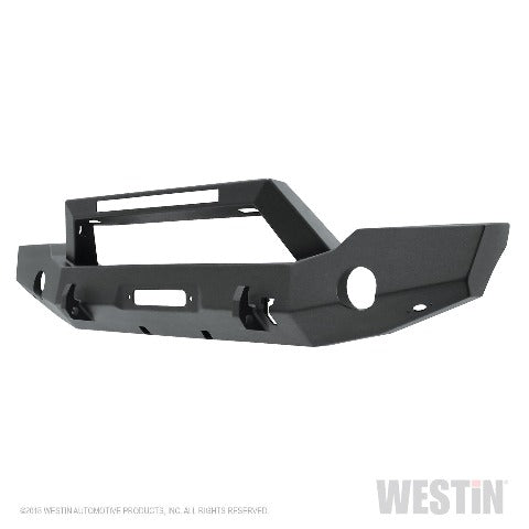 Westin Automotive 59-80125 WJ2 Full Width Front Bumper with LED Light Bar Mount Textured Black