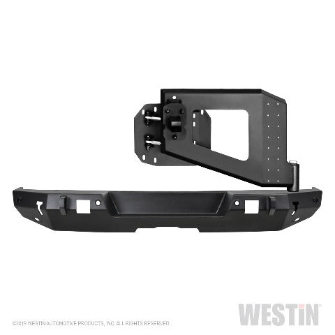 Westin Automotive 59-82055 WJ2 Rear Bumper w/Tire Carrier w/Sensors Textured Black