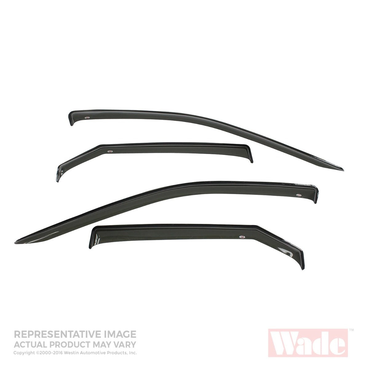 Westin Automotive 72-35406 Tape On Wind Deflector 4pc Smoke