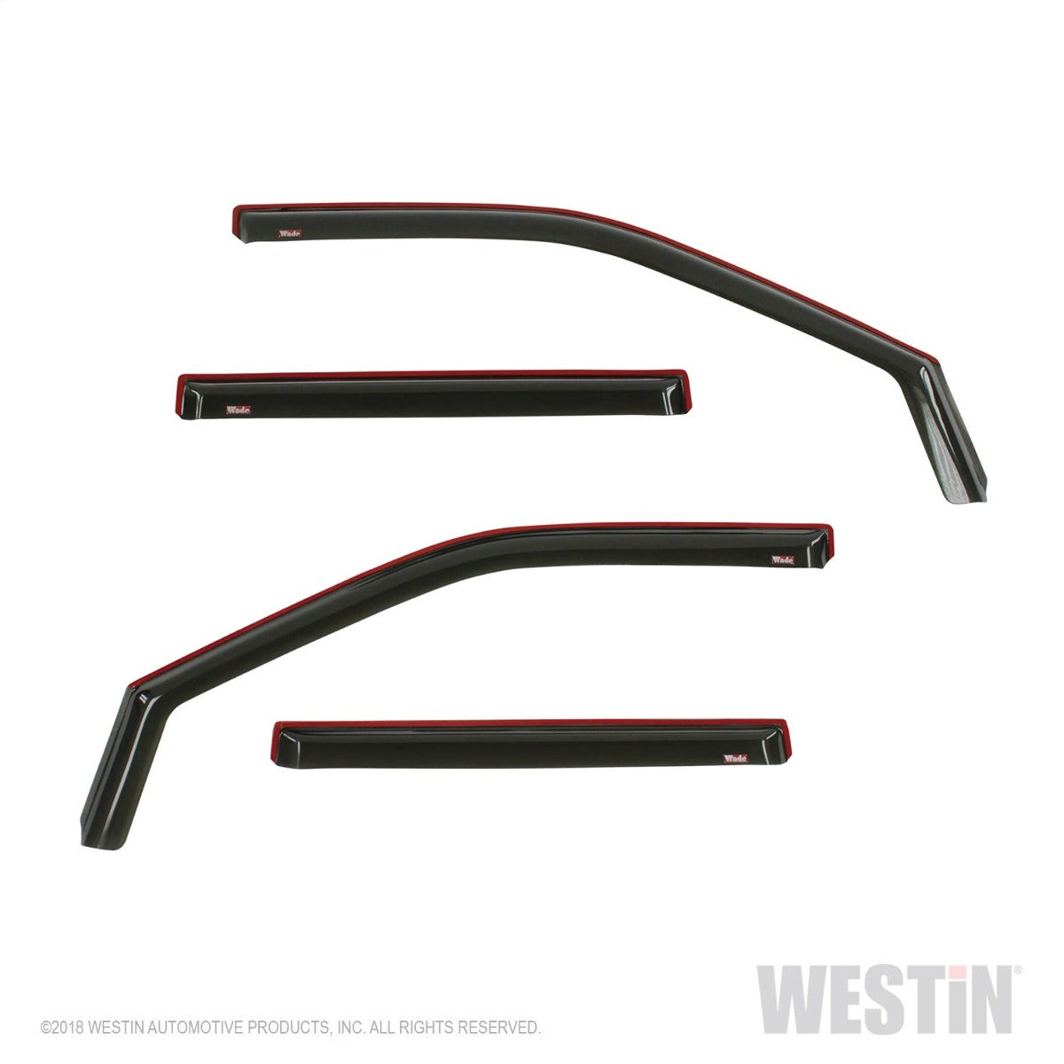 Westin Automotive 72-37417 In Channel Wind Deflector 4pc Smoke