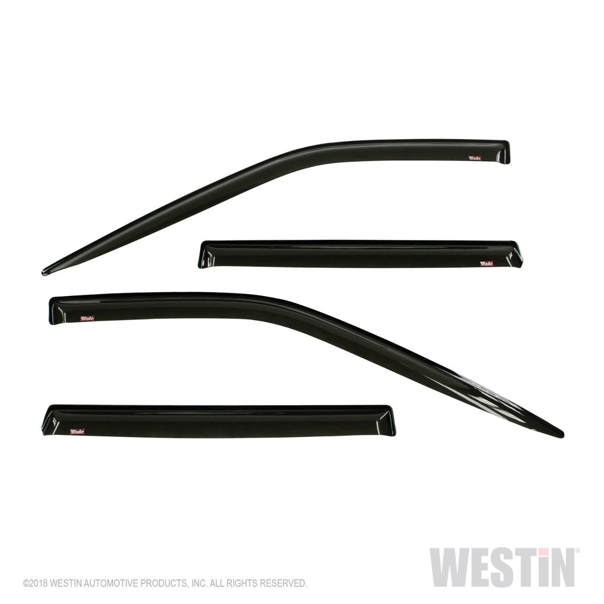 Westin Automotive 72-37448 Tape On Wind Deflector 4pc Smoke