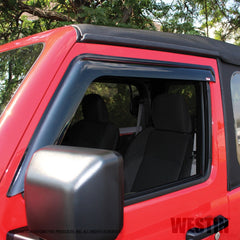 Westin Automotive 72-51468 Tape On Wind Deflector 2pc Smoke