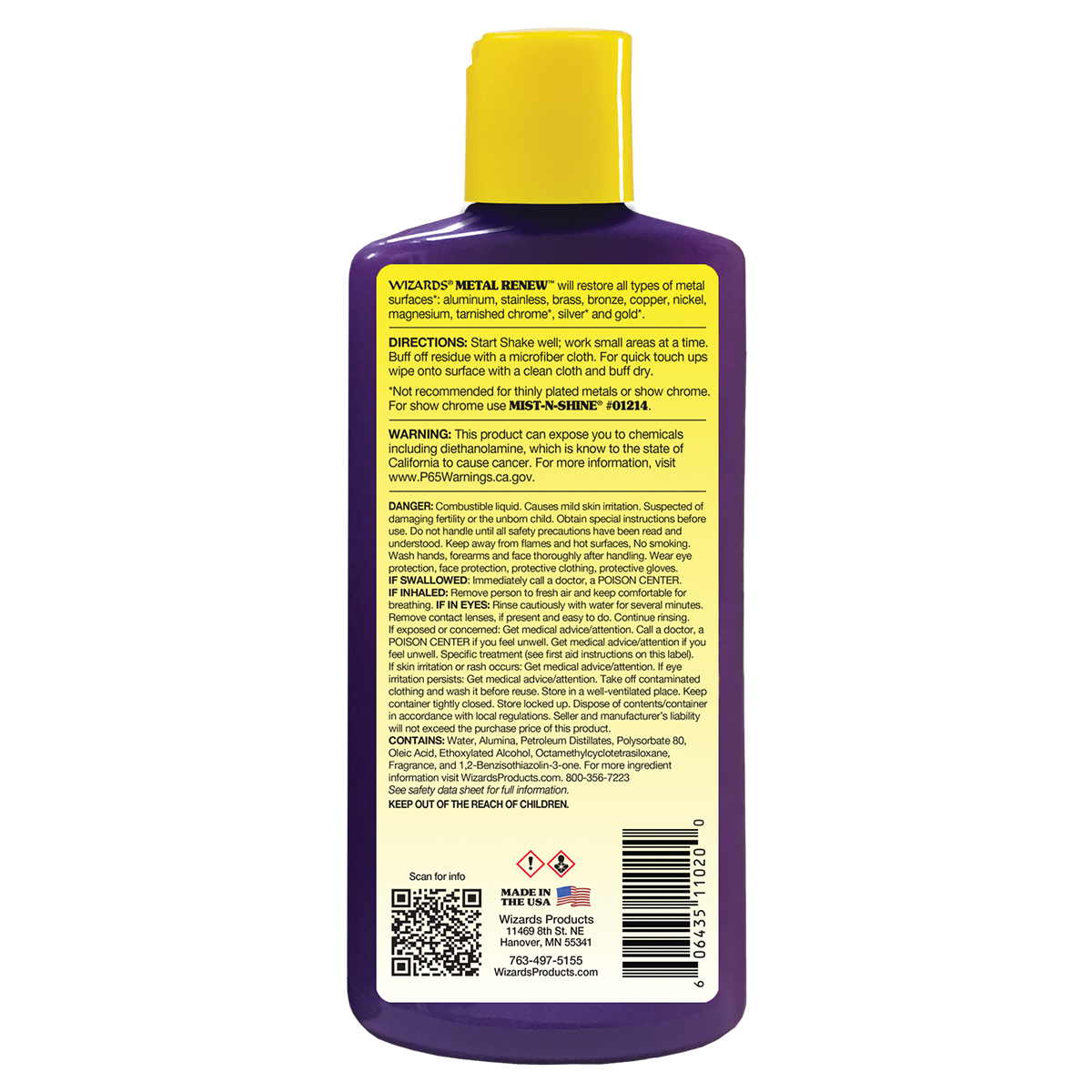 Wizards Products - Metal Renew 8 oz - 11020