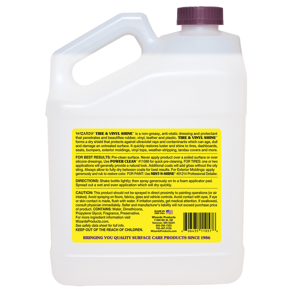 Wizards Products - Vinyl Shine gallon - 11057