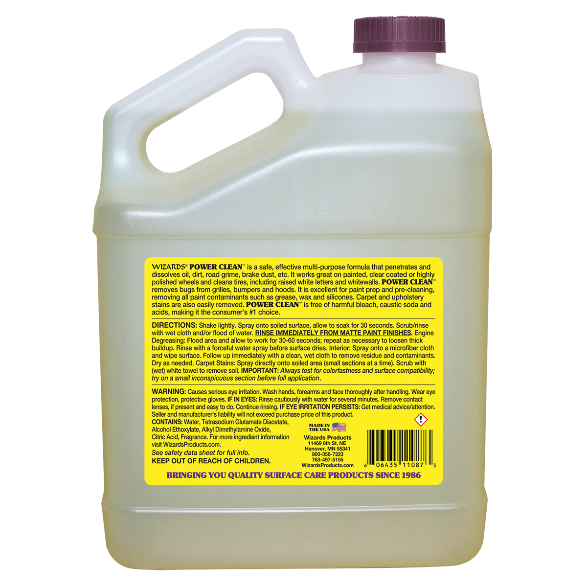 Wizards Products - Power Clean™ gallon - 11087
