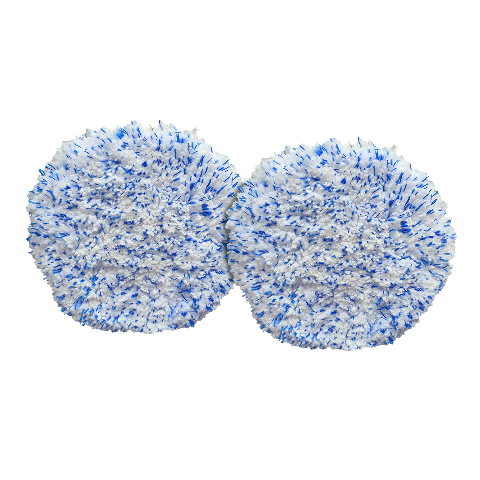 Wizards Products - 12 DA Blue/White Microfiber Cut Pad - 11230
