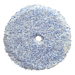 Wizards Products - 21 DA Blue/White Polisher Microfiber Cut Pad, 6" -  11601