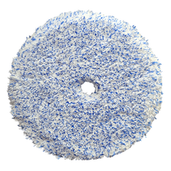 Wizards Products - 21 DA Blue/White Polisher Microfiber Cut Pad, 6" -  11601