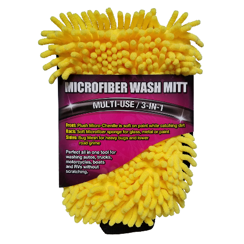 Wizards Products - Microfiber Chenille Wash Mitt -  36105