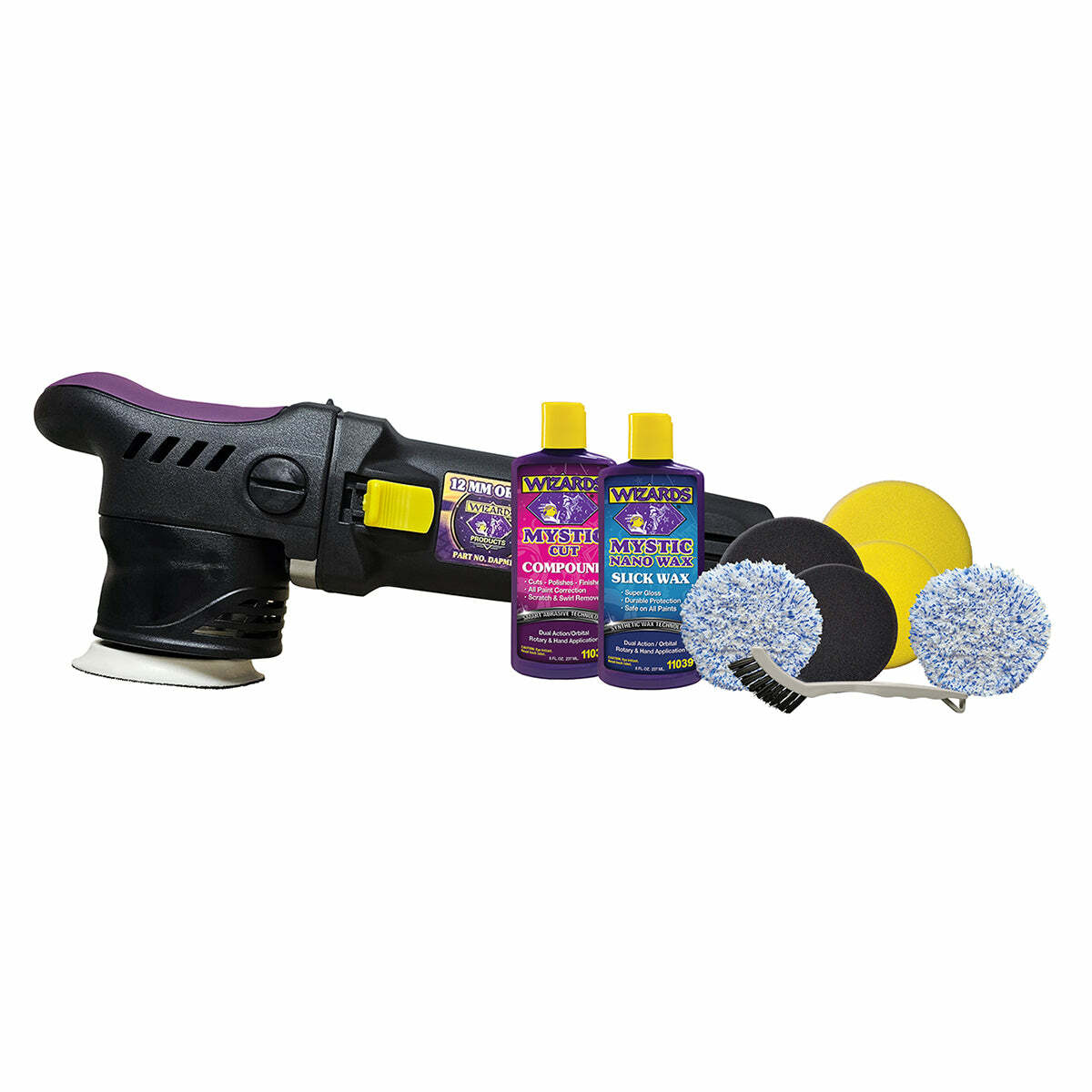 Wizards Products - WIZARDS 12™ Big Throw Mini Polisher and SSR Kit Combo - DAPM12KIT