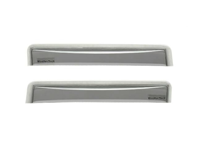 WeatherTech 81466 Rear Side Window Deflectors Light Smoke