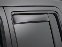 WeatherTech 81500 Rear Side Window Deflectors Dark Smoke